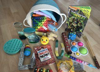 Examples of toys to put in your family coping kit