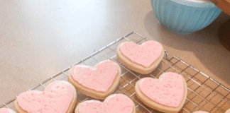 Royal Icing Sugar Cookies Cooling