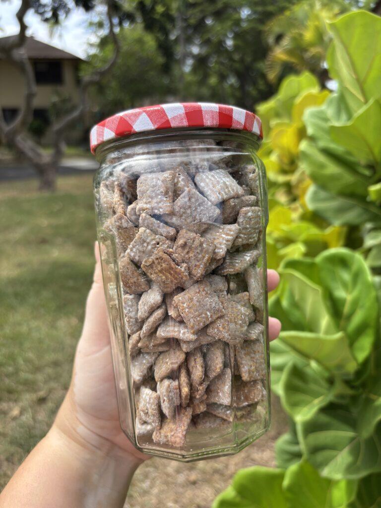 Puppy Chow- peanut and gluten free!