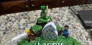 Minecraft Cake