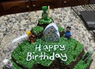 Minecraft Cake