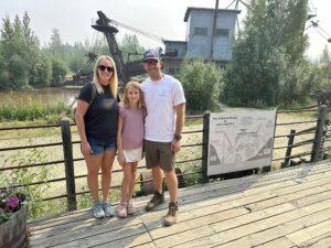 Currie Family at Gold Dredge 8