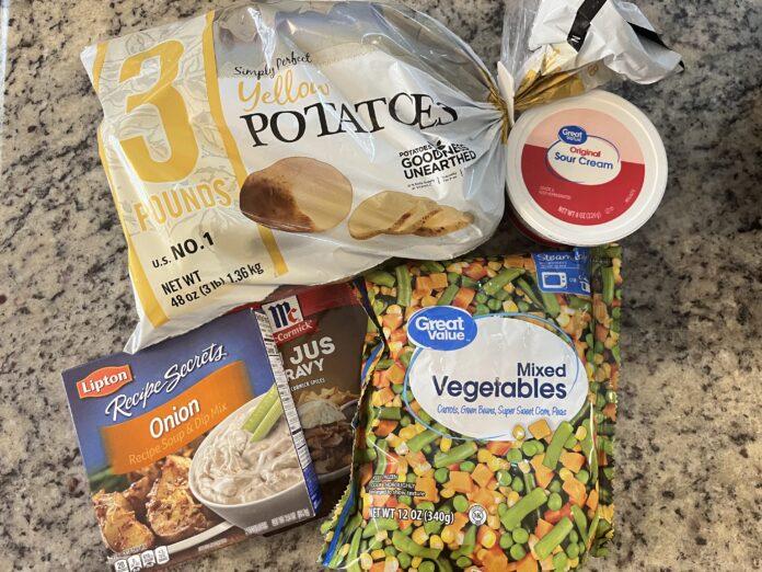 IMG_0368 Most of the ingredients for Instant Pot Shepherd's Pie