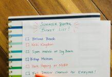 Summer Bucket List- It’s For Your Mental Health Making a summer break bucket list with kids