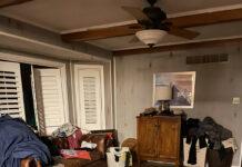 Dear Burnt-Out Mom on the Verge of Losing It Picture of a messy living room, laundry everywhere, that obviously belongs to a burnt-out mom