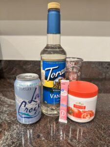 Ingredients for Copy-Cat Cotton Candy Alani Nu