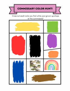 Commissary Color Hunt