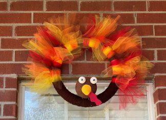 DIY Thanksgiving Turkey Wreath