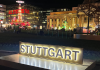 Downtown Stuttgart during annual Christmas market