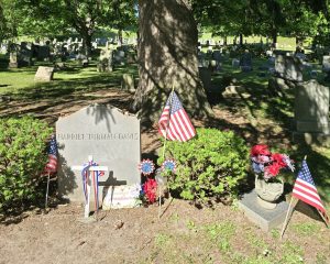 Harriet Tubman's gravestone in Auburn, New York