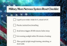 A Military Mom's Nervous system Reset Checklist