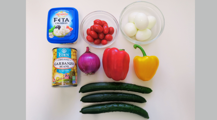 Easy Garbanzo Salad Recipe for Meal Prep