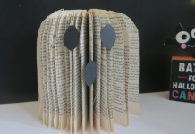 DIY Ghost Book Sculpture Craft