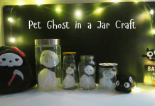 Pet Ghost in a Jar DIY Craft