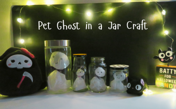 Pet Ghost in a Jar DIY Craft